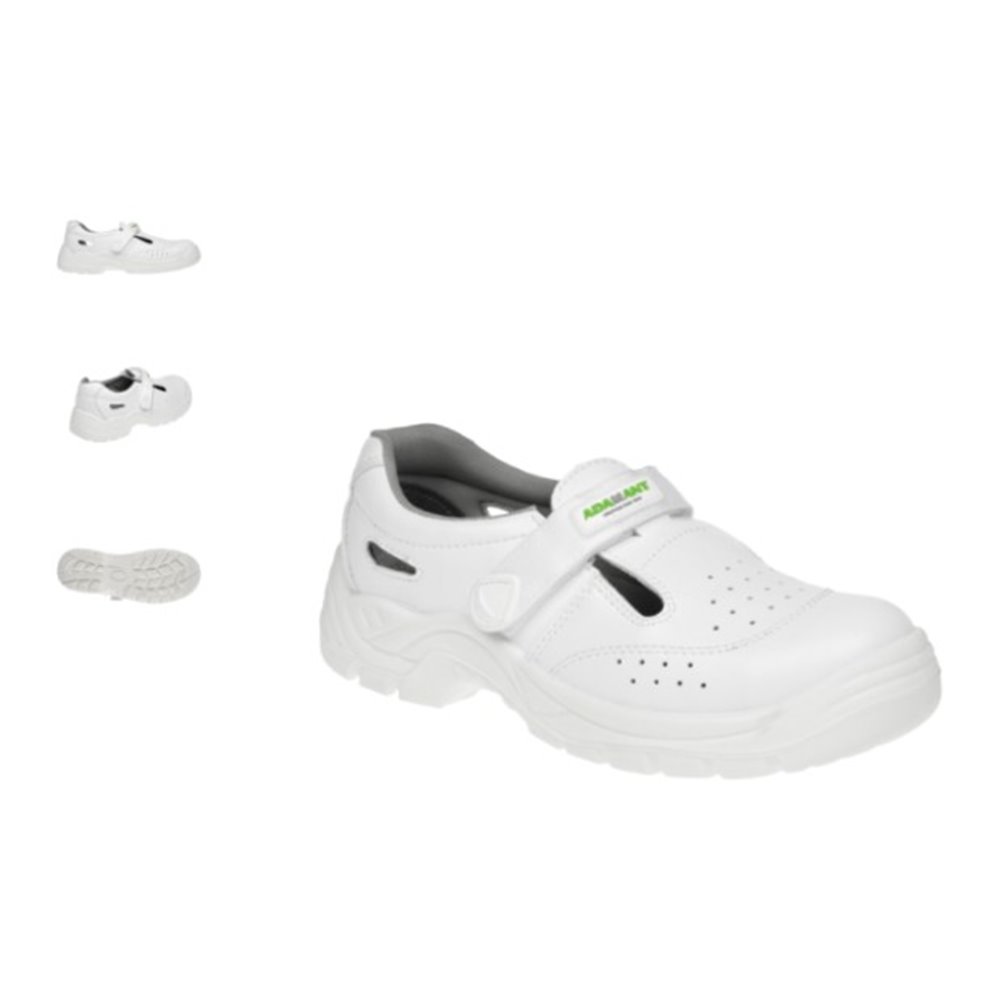 Sandały białe ADM WHITE O1 Sandal