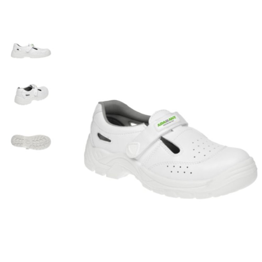 Sandały białe ADM WHITE S1 Sandal