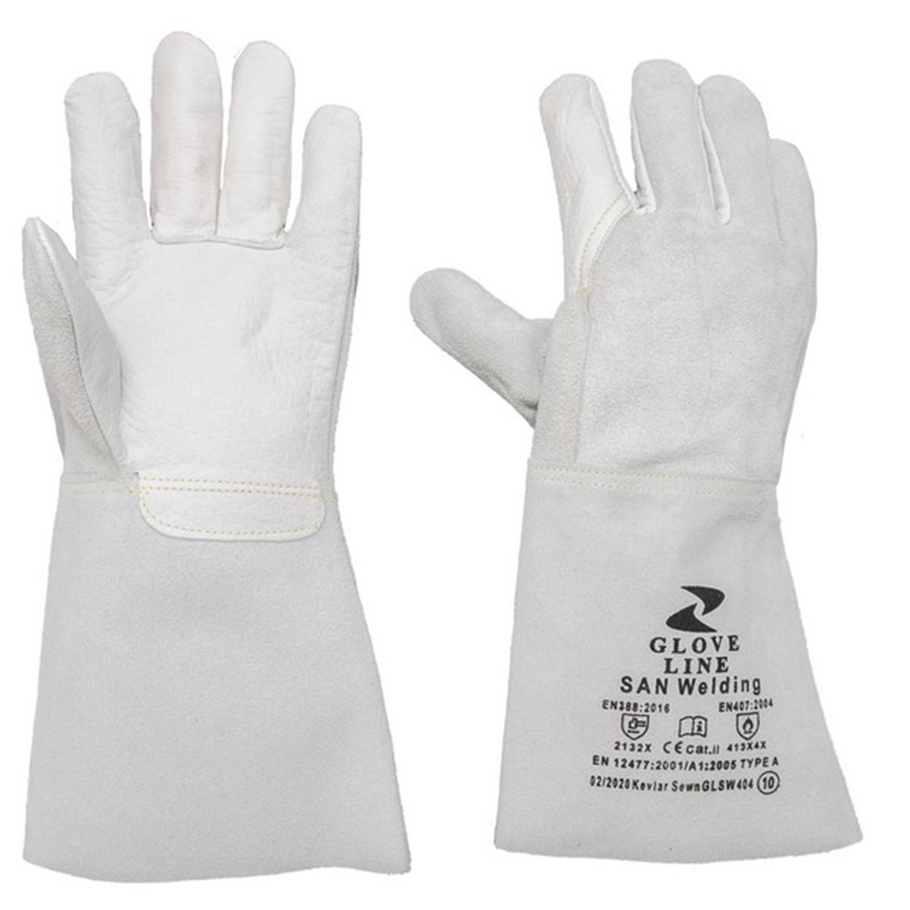 Rękawice spawalnicze lico jednostronne Glove Line SAN Welding