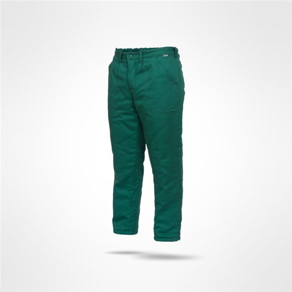 Spodnie do pasa ocieplane Doker Winter  zielone 10-722