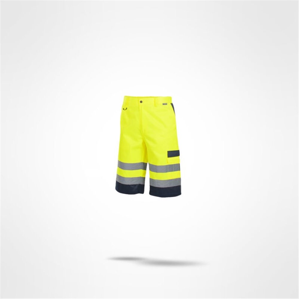 Spodnie krótkie Drogowiec żółte 11-020