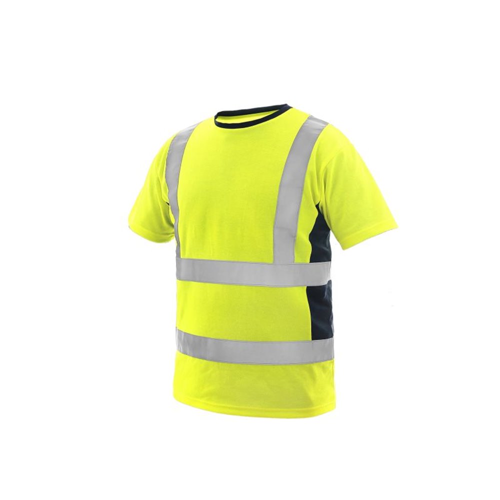 Koszulka CXS EXETER, męska, ostrzegawcza, kolor żółty