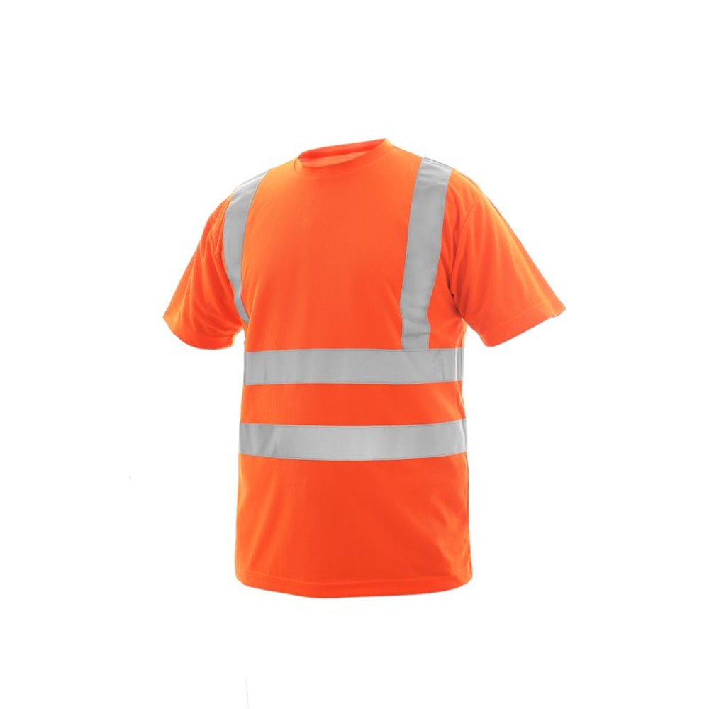 Koszulka CXS LIVERPOOL, męska, ostrzegawcza, kolor pomarańczowy