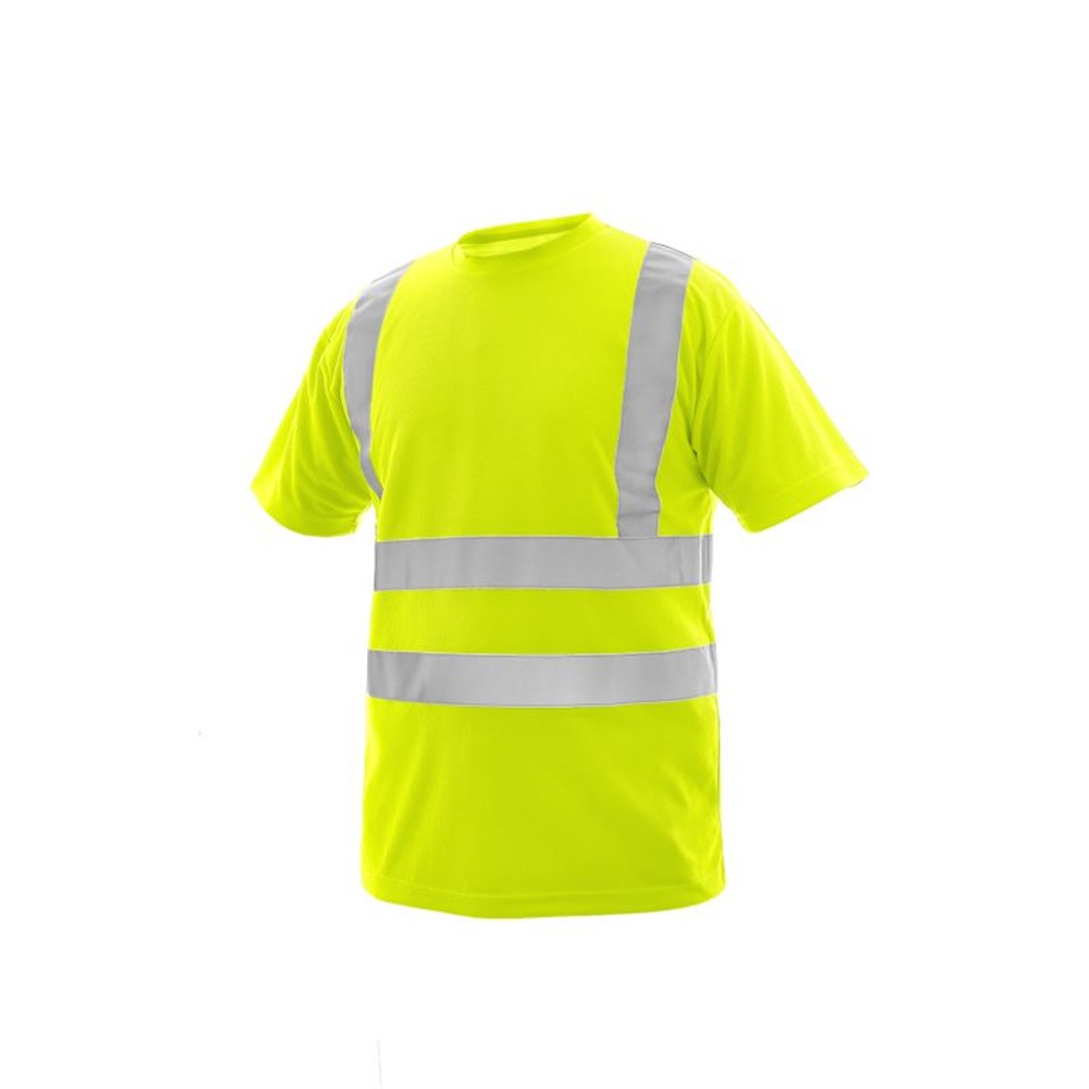 Koszulka CXS LIVERPOOL, męska, ostrzegawcza, kolor żółty