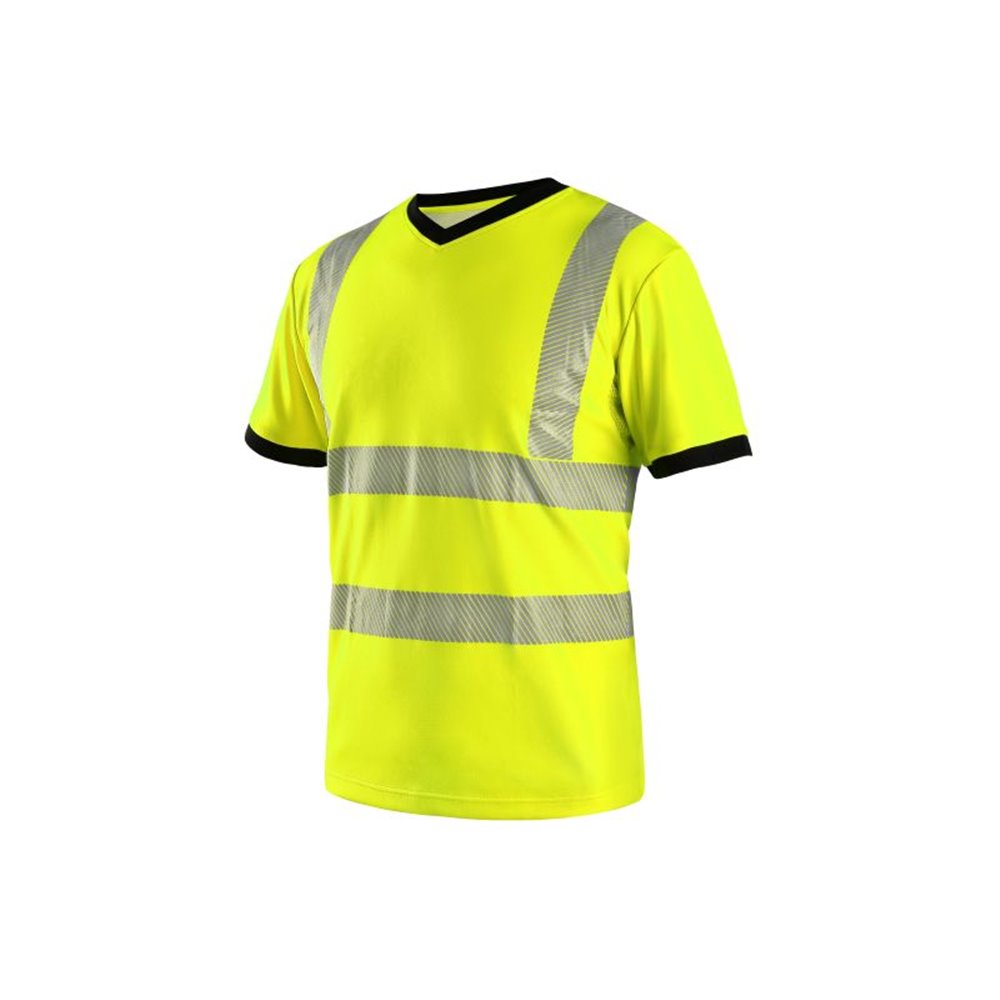 Koszulka CXS RIPON, ostrzegawcza, meskie, żółty-czarny