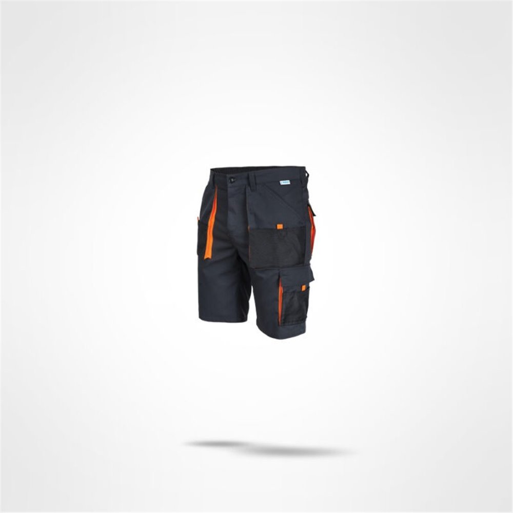 Spodnie krótkie King czarno-pomarańczowe 11-011