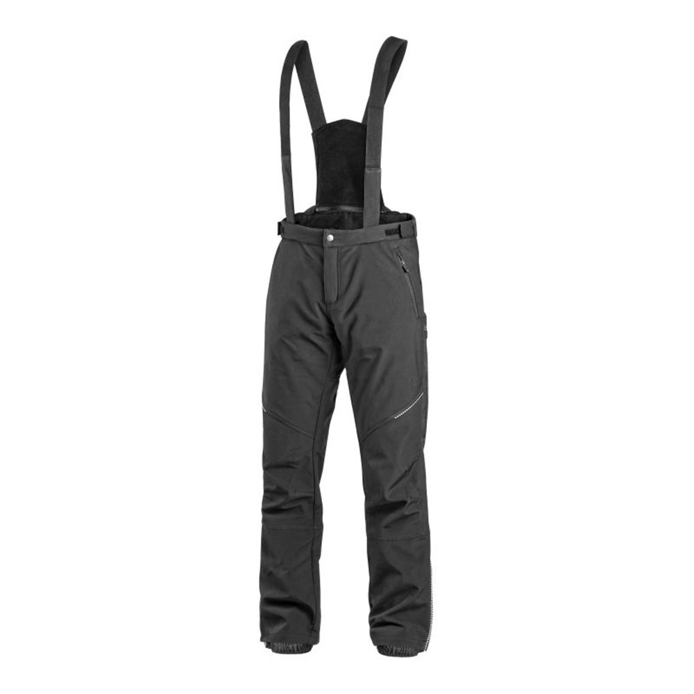 Spodnie CXS TRENTON, męskie, softshell, zimowe, kolor czarny