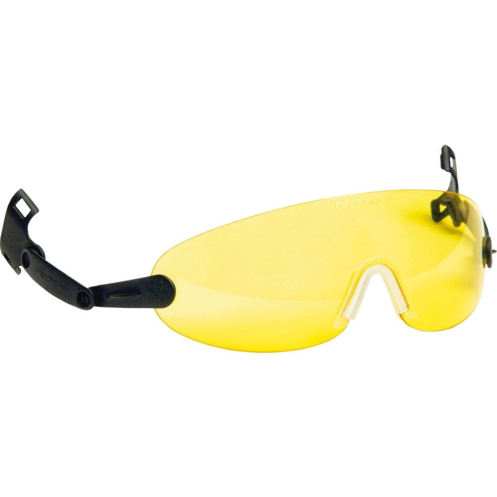 3M™ V6C Okulary ochronne zintegrowane z hełmem, żółte