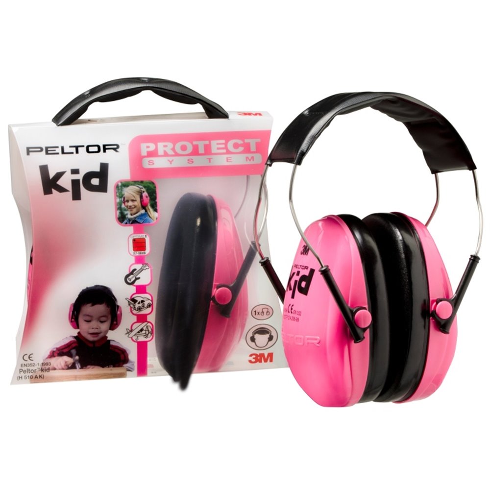 Ochronniki słuchu 3M™ Peltor™ Kid w kolorze różówy neon (H510AK-442),  (SNR 27 dB)