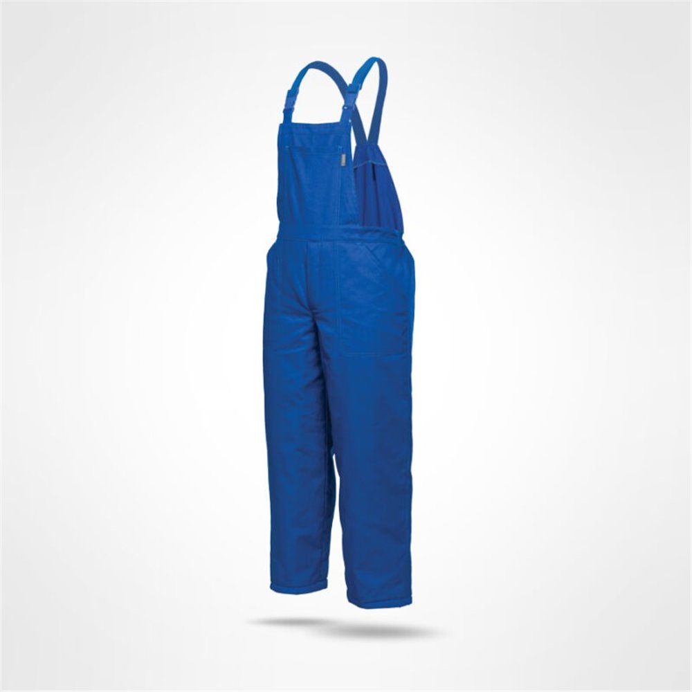 Spodnie ogrodniczki ocieplane Norman Winter niebieskie 10-735