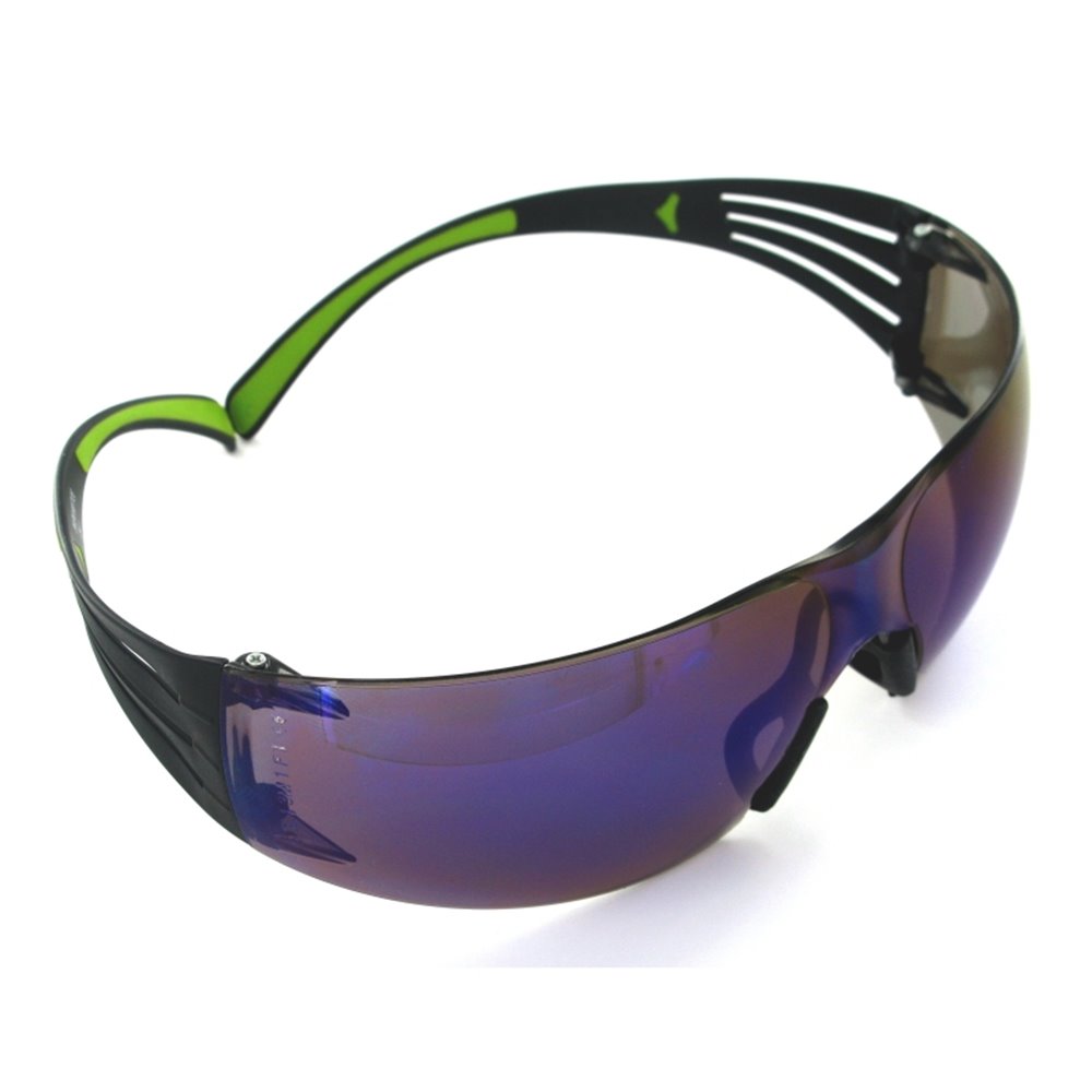 3M™ SecureFit™ Okulary ochronne, SF408AS, Niebieskie lustro