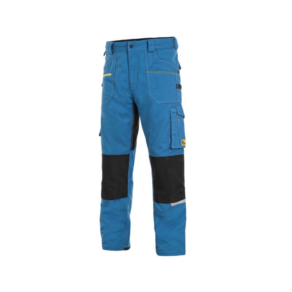 Spodnie CXS STRETCH, męskie, kolor niebiesko-czarny