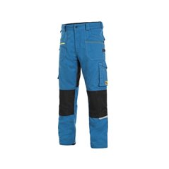 Spodnie CXS STRETCH, męskie, kolor niebiesko-czarny