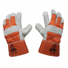 Rękawice wzmacnianne skórą dwoiną Glove Line NIDA